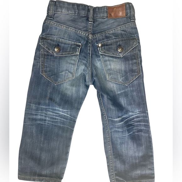 H&M Boys Straight Leg Medium Wash Jeans Size 2-3Y - Picture 4 of 6
